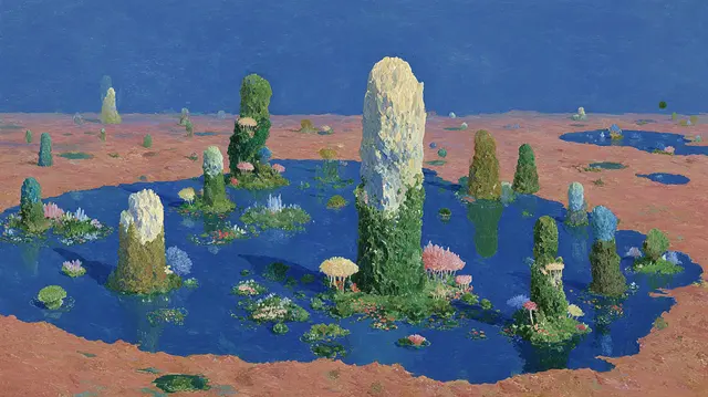 Martian Coral Gardens