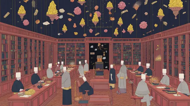 Floating Flames Of Wisdom