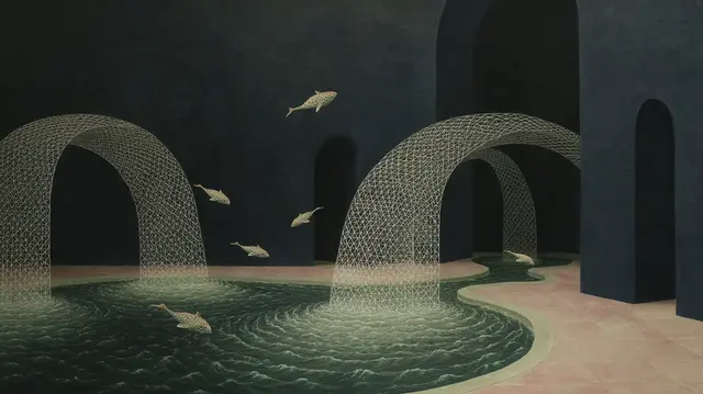 Dolphins Dream In Wire