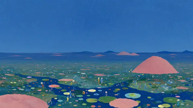 Lily Ponds On Mars