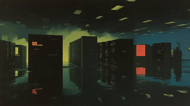Servers At Dusk