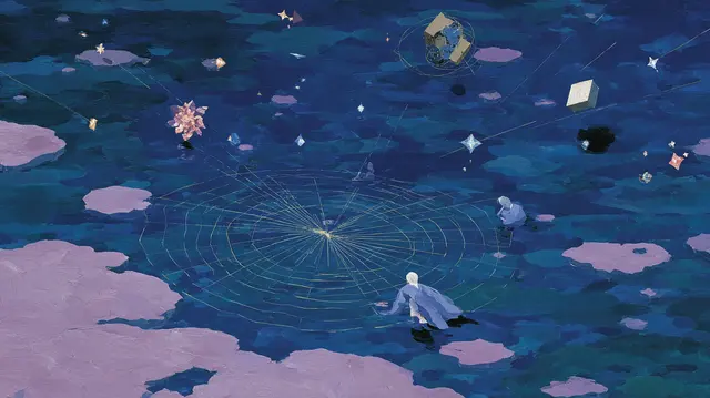 Starlight Fishers At Dawn